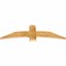 Ekena Millwork Bellingham Rough Sawn Timber Gable Bracket, Western Red Cedar, 60"W x 17"H x 2"D x 6"F, 7/12 Pitch GBW060X17X0206BEL00RWR - alternate 5